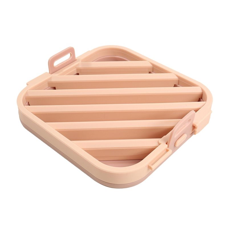 Kitchen Baking Rack - LLCS製 多機能グリルパン、ベーキング用キッチン用品、油の飛散を抑えるエアフライヤー、シリコン製バーベキューラック（黄色）