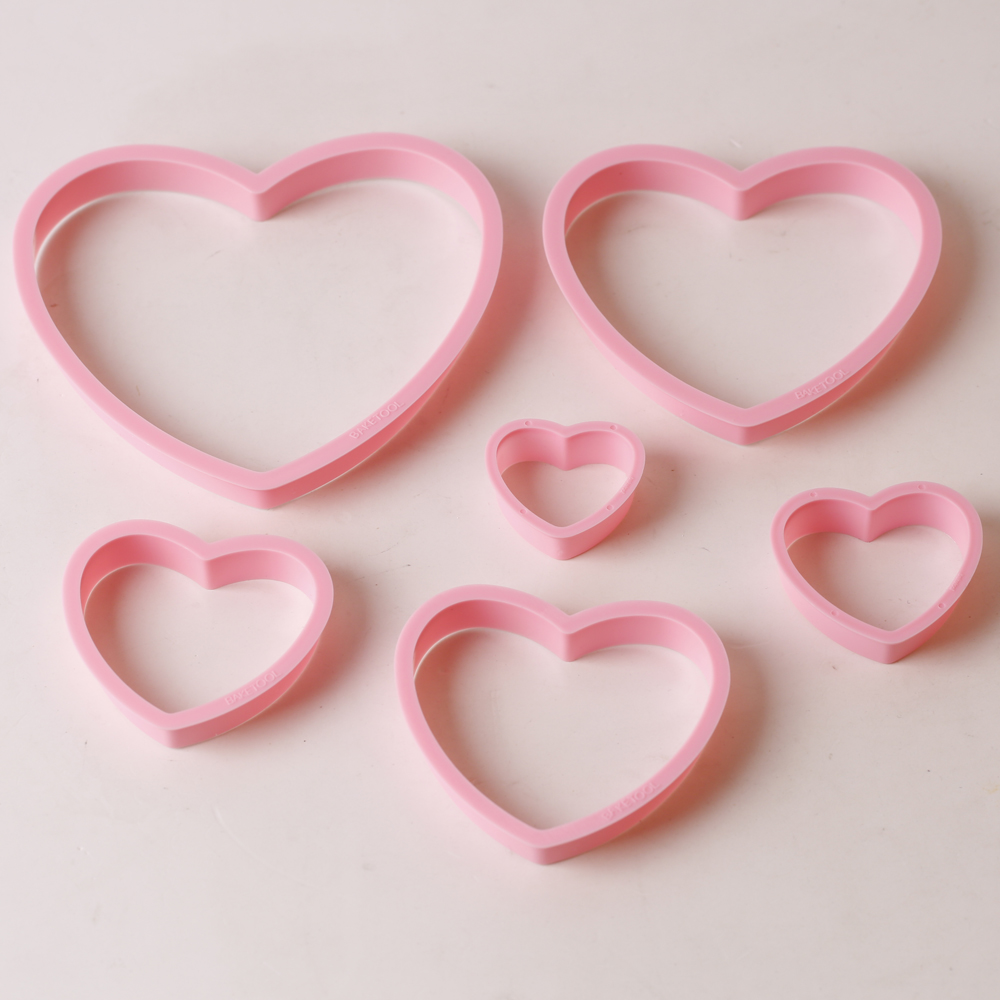 1 セット/3 セットピンクハートスターフラワークッキービス - Baking Kitchen Set のレビューと価格