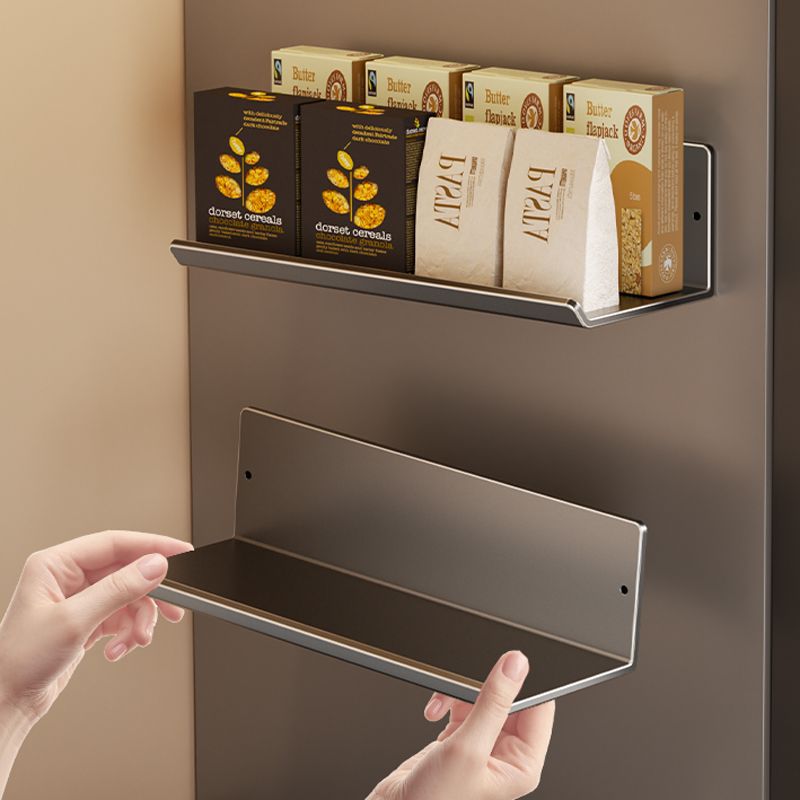 穴あけ不要の磁石式冷蔵庫用サイド収納ラック。キッチン用スパイ - Kitchen Uncle のレビューと価格