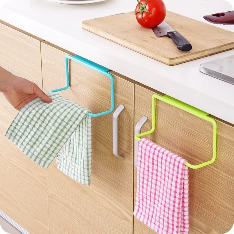 1PC プラスチック吊り下げホルダータオルラック多機能食器棚 - Kitchen Uncle のレビューと価格