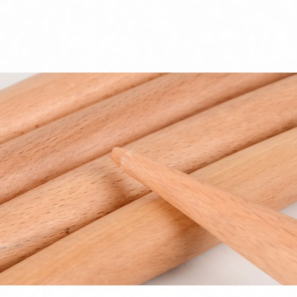 丈夫な木製麺棒。先端が尖った形状で、中国伝統のスタイル。パス - Kitchen Roller Baking のレビューと価格